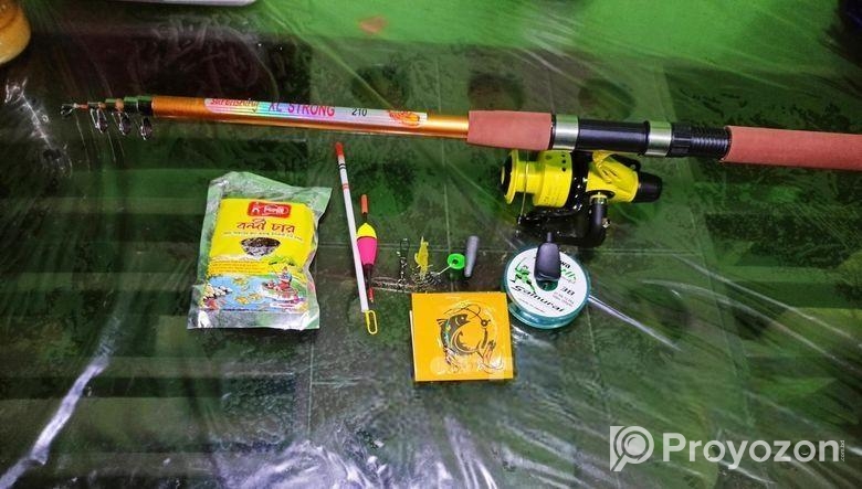 ফিশিং হুইল ৭ ফিট কার্বন ফাইভার ৪ হাজার সিরিজ রিল স