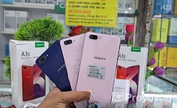 OPPO A3s 6 128 ফুল বক্স (New)