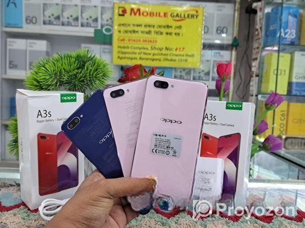 OPPO A3s 6 128 ফুল বক্স (New)