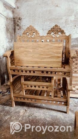 চিটাগং সেগুনের এই সোফা সেট বিক্রি হবে