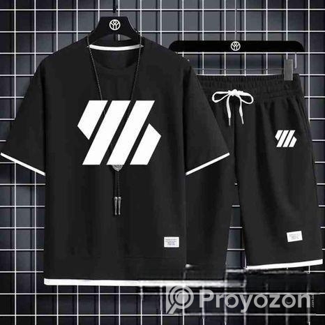 Mash T-Shirt and Short Pant Set For Men’s