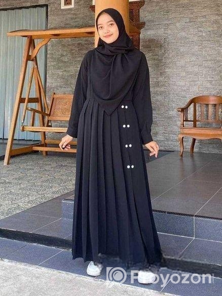 আকর্ষণীয় সুন্দর বাটন বোরকা