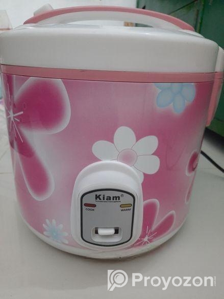 Rice Coocker, Kiam Compny, 2.8 L, 1000 Watt.