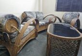 Cane Sofa Set ‍Sell hobe