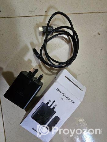 Samsung 45 Watt Charger with Cable (Superfast 2.0)