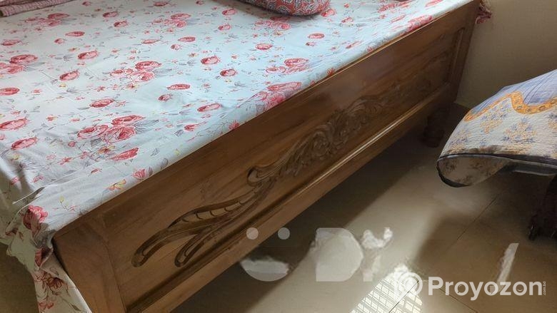 Urgent sell of a Double bed wooden