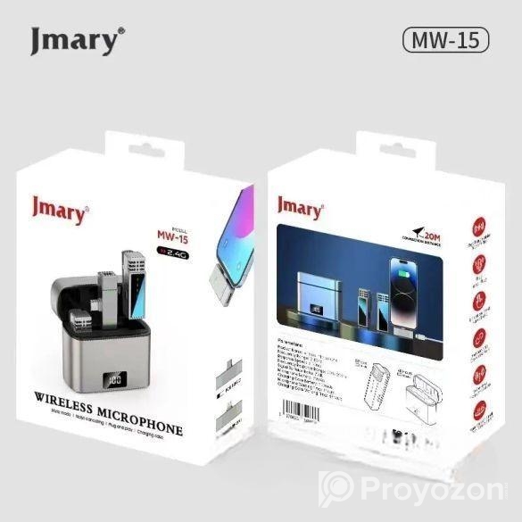 Jmary MW-15 | 2.4G Wireless Microphone For Mobile