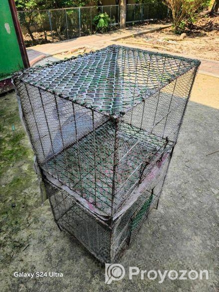 দুইটি খাঁচা 2থাক 3থাক বিক্রি হবে