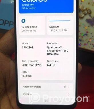 OPPO F21 Pro 8/128gb (Used)