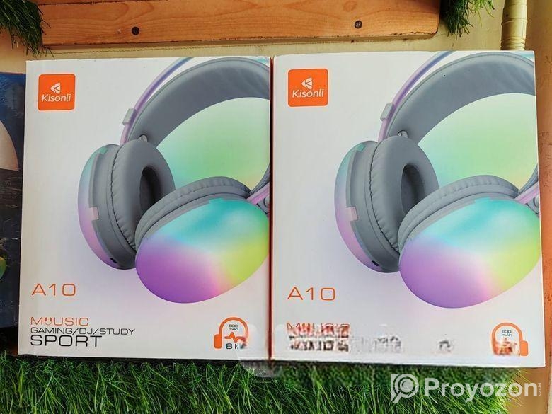 Kisonli RGB Bluetooth Headphone-A10