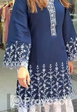 Soft Cotton Embroidery Three Piece
