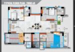 Luxurious South Facing Flat Sell Near 300feet Road