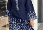 Soft Cotton Embroidery Three Piece