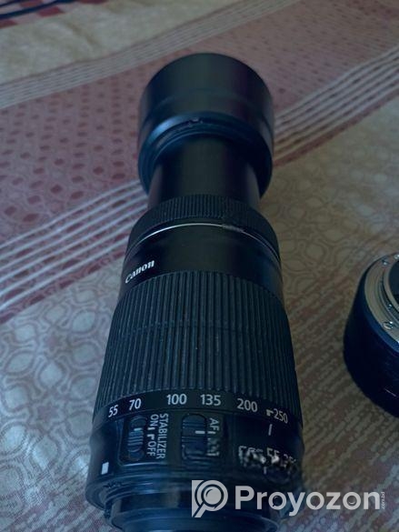 Only zoom lens 55/250 original stm made in Japan