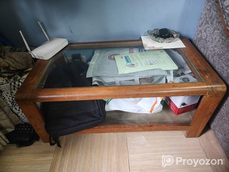 Customized sofa set with center table