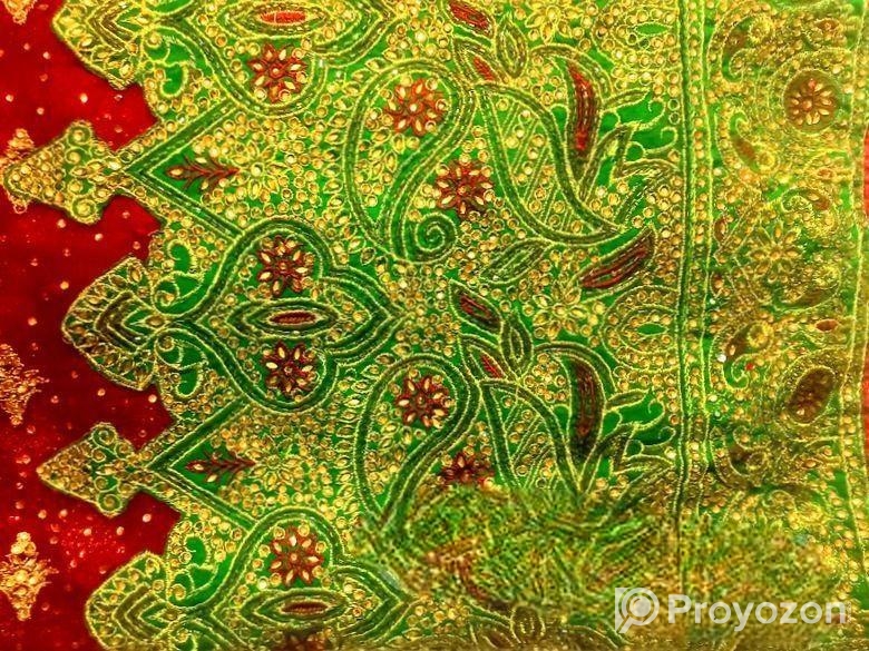 Wedding bridal saree