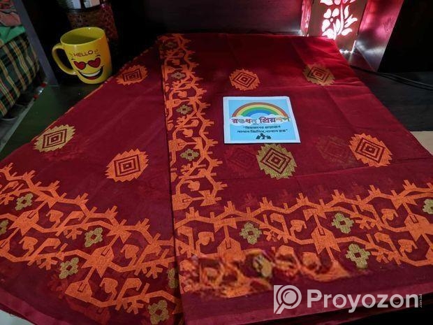 সিরাজগন্জের হাফ সিল্ক শাড়ি (নতুন)