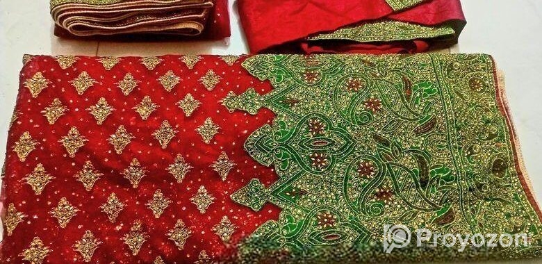 Wedding bridal saree
