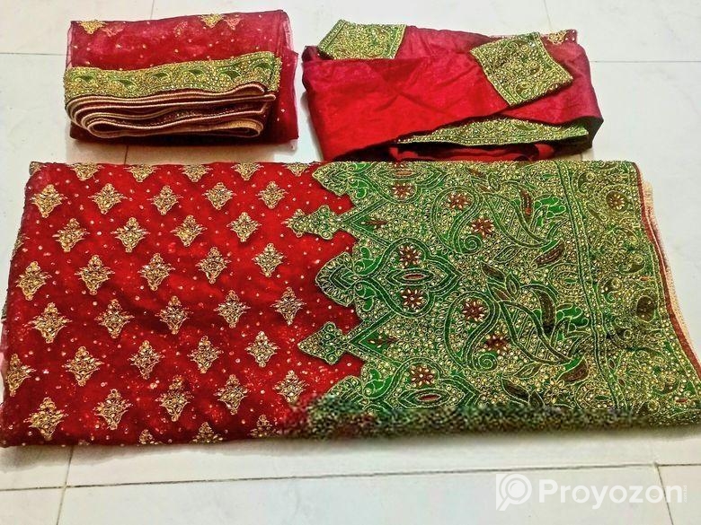 Wedding bridal saree