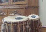 A pair of customised tabla