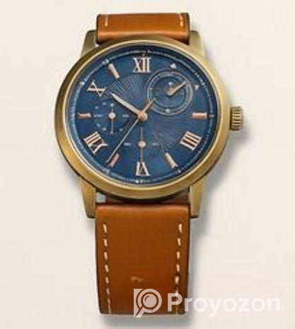 premium brown leather watch | Stylish for men