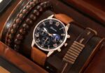premium brown leather watch | Stylish for men
