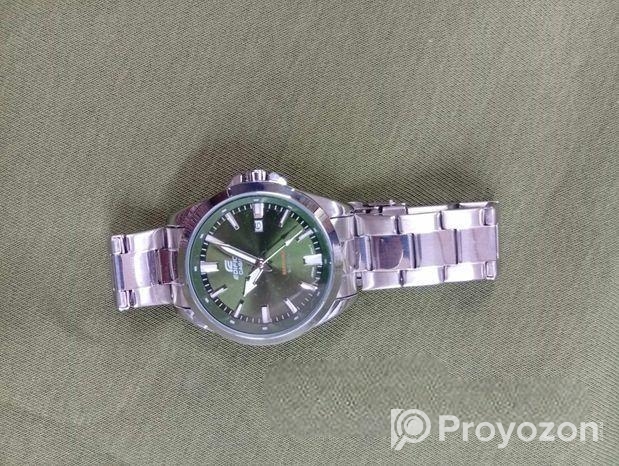 Casio Edifice Green Dial Analog Men’s Watch- EFV-