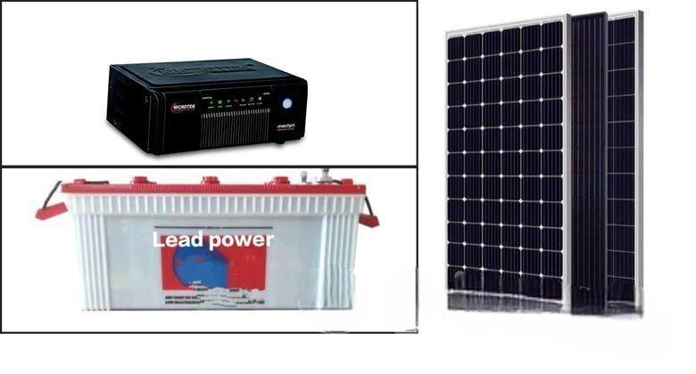 3 fan 5 bulb Ips+solar system