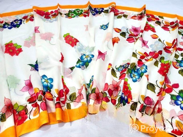 পূজার শাড়ী কালেকশন চান্দেরী সিল্ক