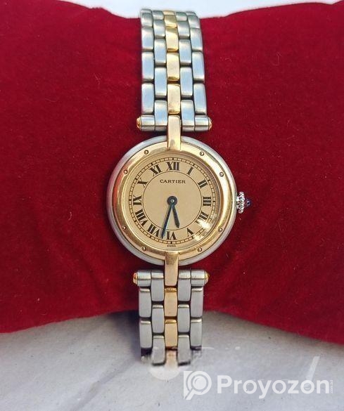 Cartier Panthère | Round 1 Row 18k Gold Steel Ladi