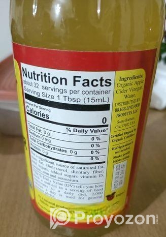 Apple cider vinegar with mother 473 ml