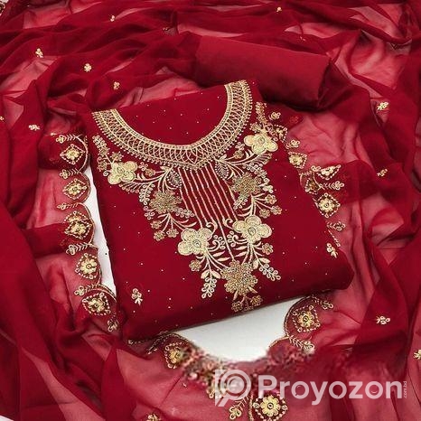 Georgette Embroidery Four Piece