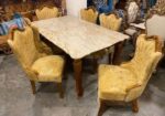 Six Chair Modern Dining Table