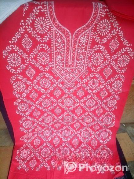 হাতের কাজের ছাপ দেওয়া জামা