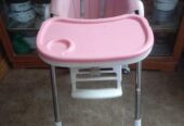 Pink Colour Baby Feeding Chair