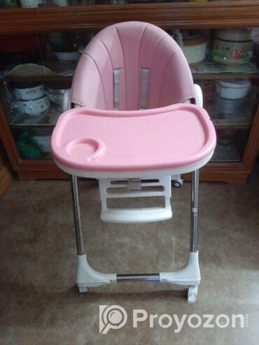 Pink Colour Baby Feeding Chair