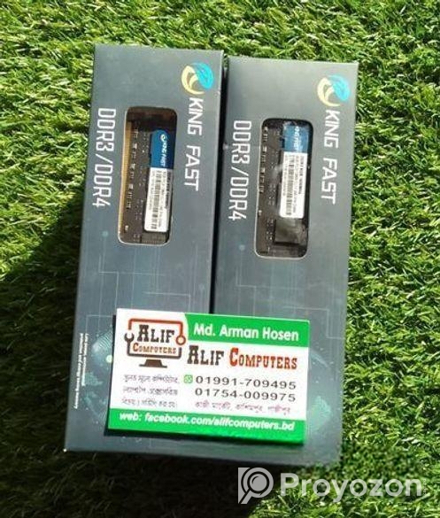 DDR3, 8-GB Ram (3 year warranty) Intake New.