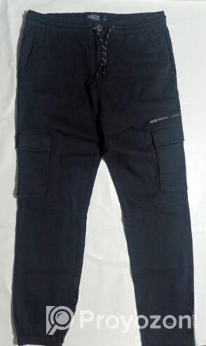 Mens denim and long cargo