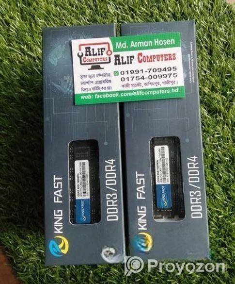 DDR3, 8-GB Ram (3 year warranty) Intake New.