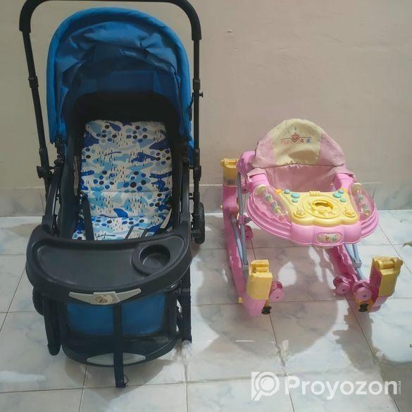 বাচ্চাদের ওয়াকার ও দোলনা