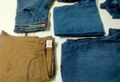 Mens denim and long cargo