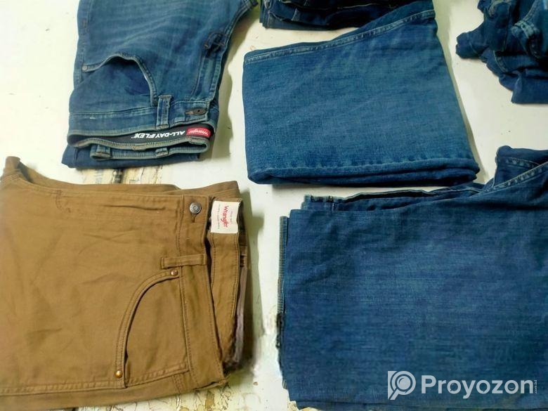 Mens denim and long cargo