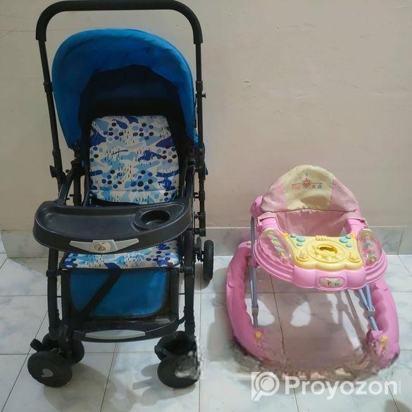 বাচ্চাদের ওয়াকার ও দোলনা