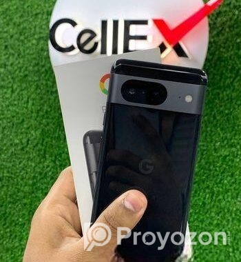 Google 8 with box black (Used)
