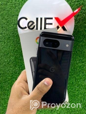 Google 8 with box black (Used)