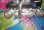 Roller skates shoes Black & White -1 Pair