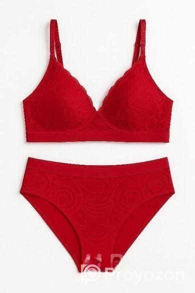 Push up Bra Panty Set