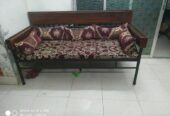 সেগুন কাঠ দিয়ে বানানো সোফা