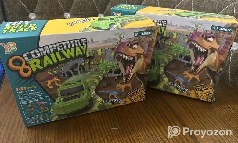 ডাইনোসর রেল কার টয় বাচ্চাদের জন্য