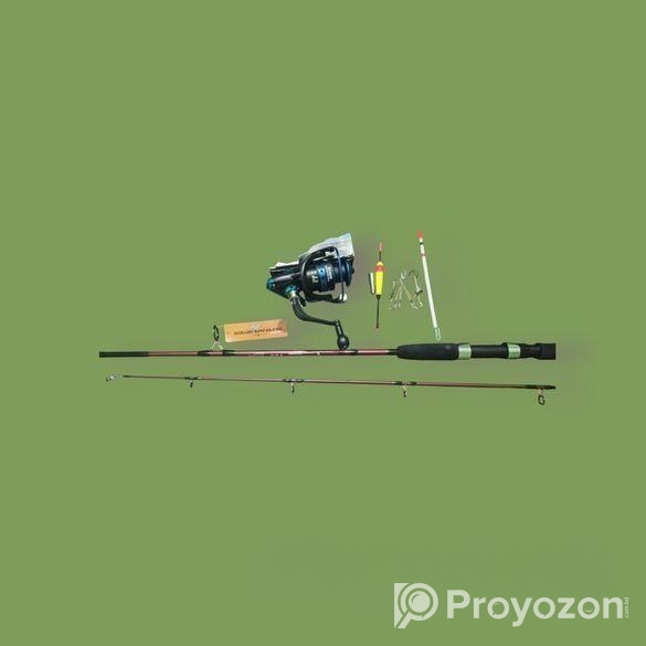 ফিশিং হুইল ৮ ফিট ২ পাট সিপ মেটাল রিল কম্বো প্যাকেজ